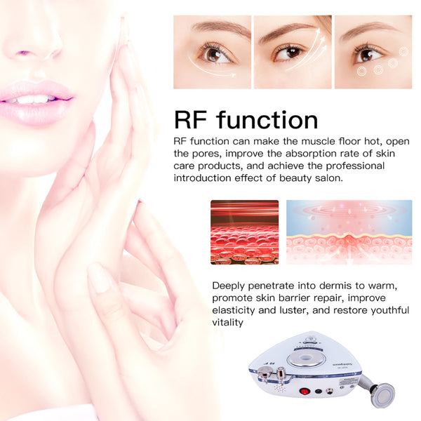 SQ20 Radiofrequenzgerät für Gesicht und Körper mit 3 Aufsätzen