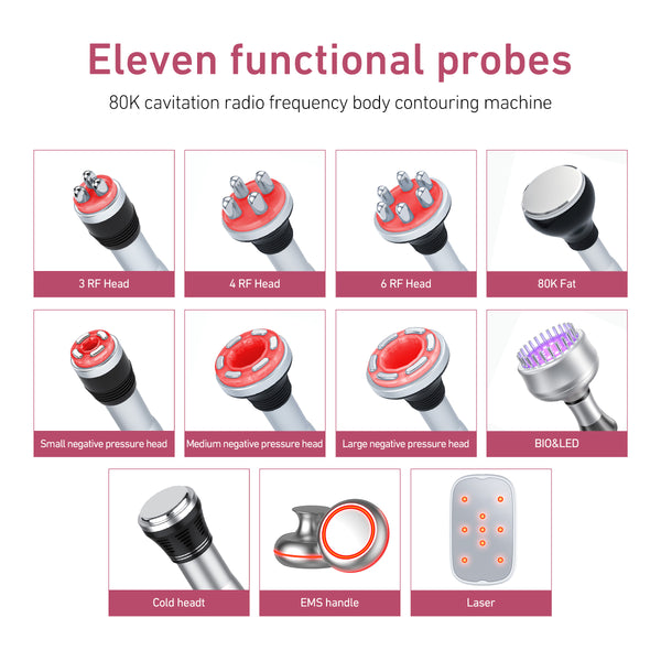 SQ126A Max | Studio Max Cupping + EMS 11-in-1 80K Body-Contouring-Gerät – Ultraschall-Kavitation, multipolare RF, Vakuummassage und EMS