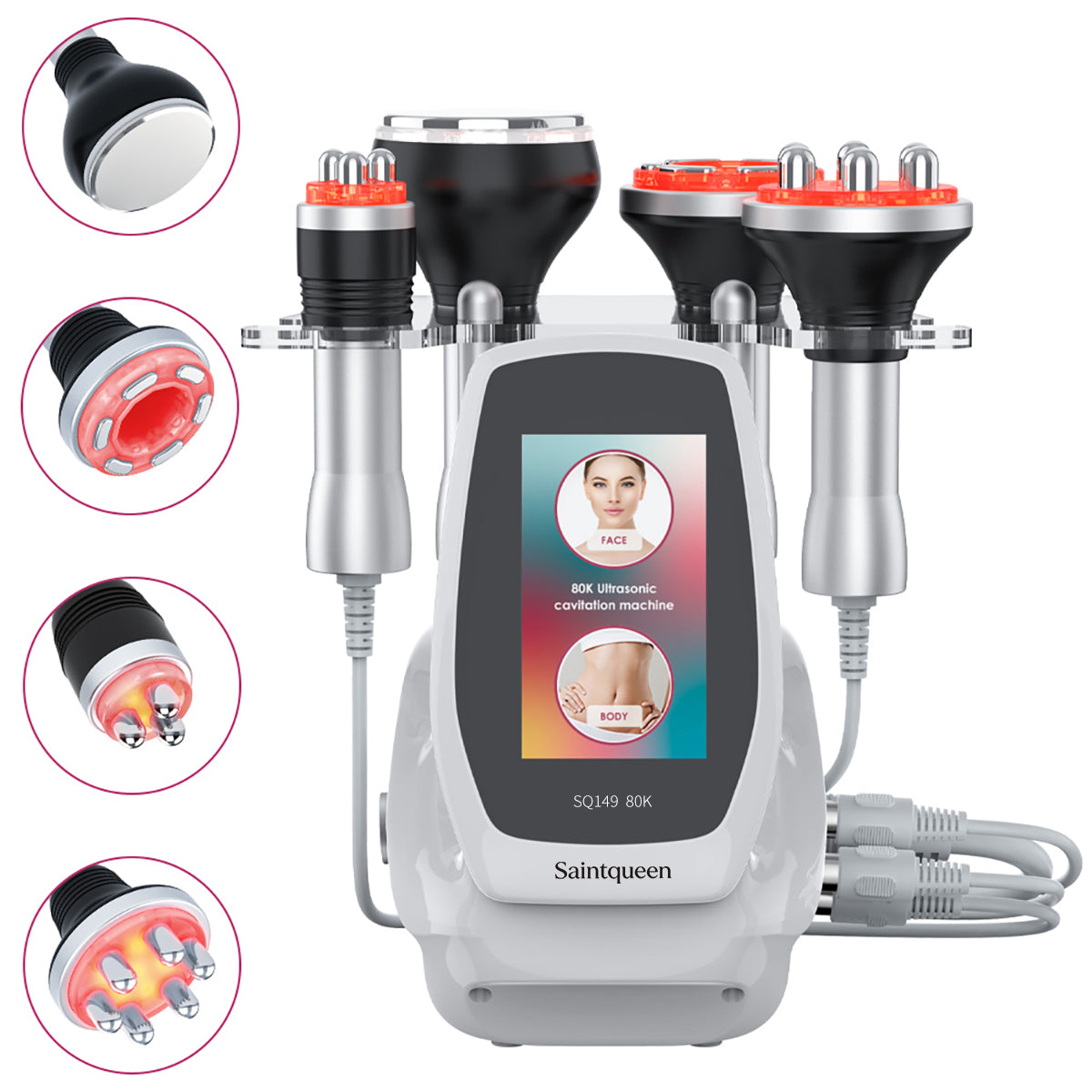 SQ149 Basic | Body Atelier Vacuum 4-in-1 80K Body-Contouring-Gerät – multipolare RF und Vakuummassage
