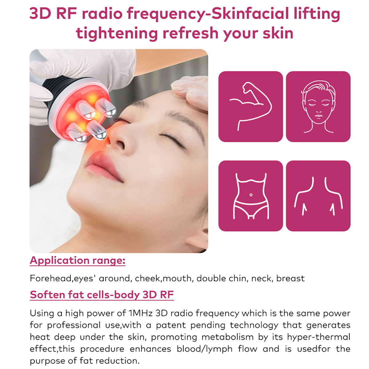 SQ149 Pro | Body Atelier EMS 6-in-1 80K Body-Contouring-Gerät – Ultraschall-Kavitation, multipolare RF, Vakuummassage und EMS