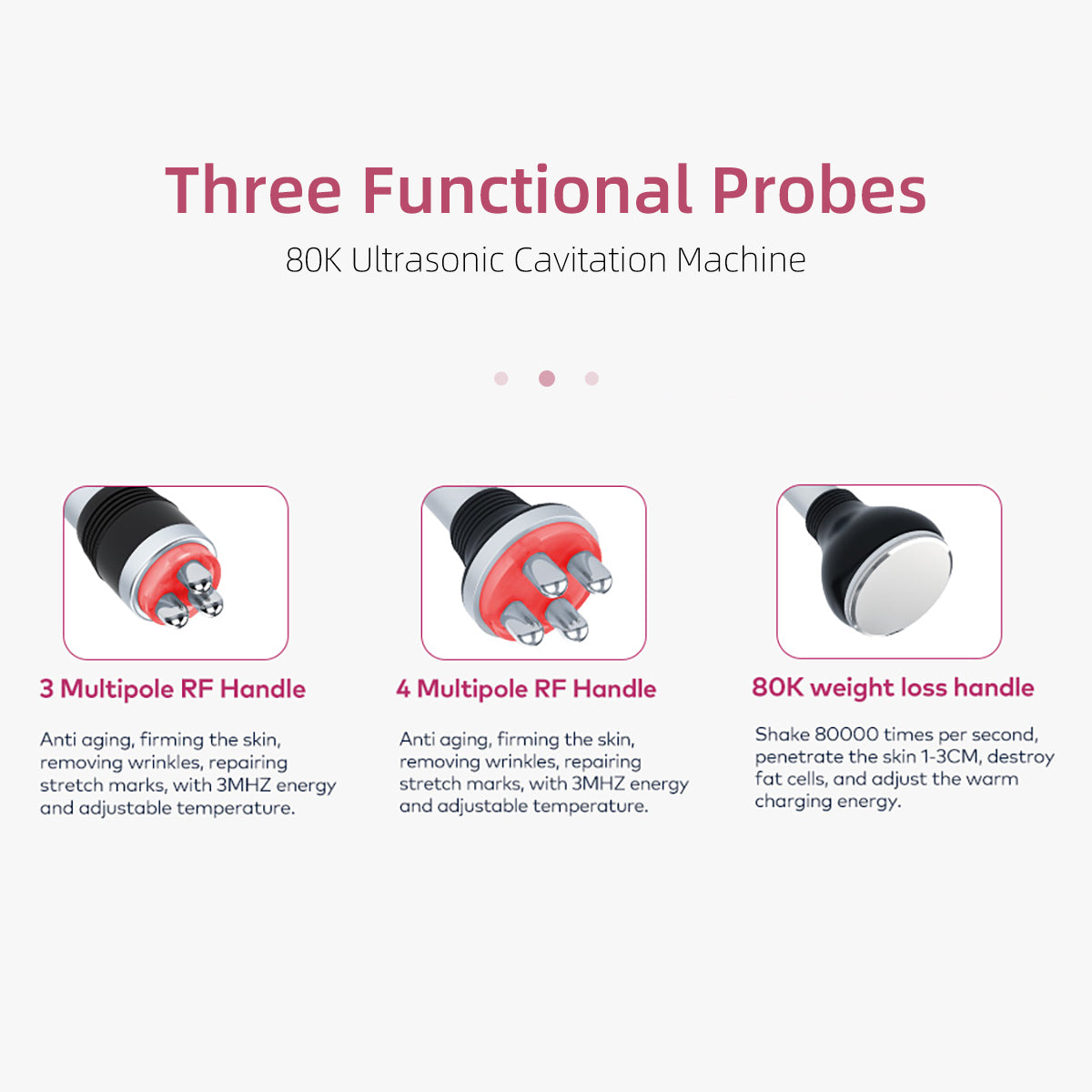 SQ148 Basic | Sculpt & Firm RF 3-in-1 80K Body-Contouring-Gerät – multipolare RF Zweitbild