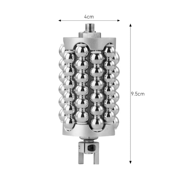 SQ160 | Contour Roll & Glow – 360°-Mikrovibrationsroller für Gesicht und Körper mit LED-Lichtpflege