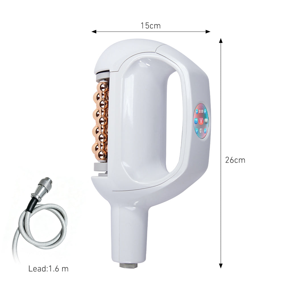 SQ160B | Dual Contour Roll – 360°-Mikrovibrationsroller mit zwei Handstücken für Gesicht und Körper
