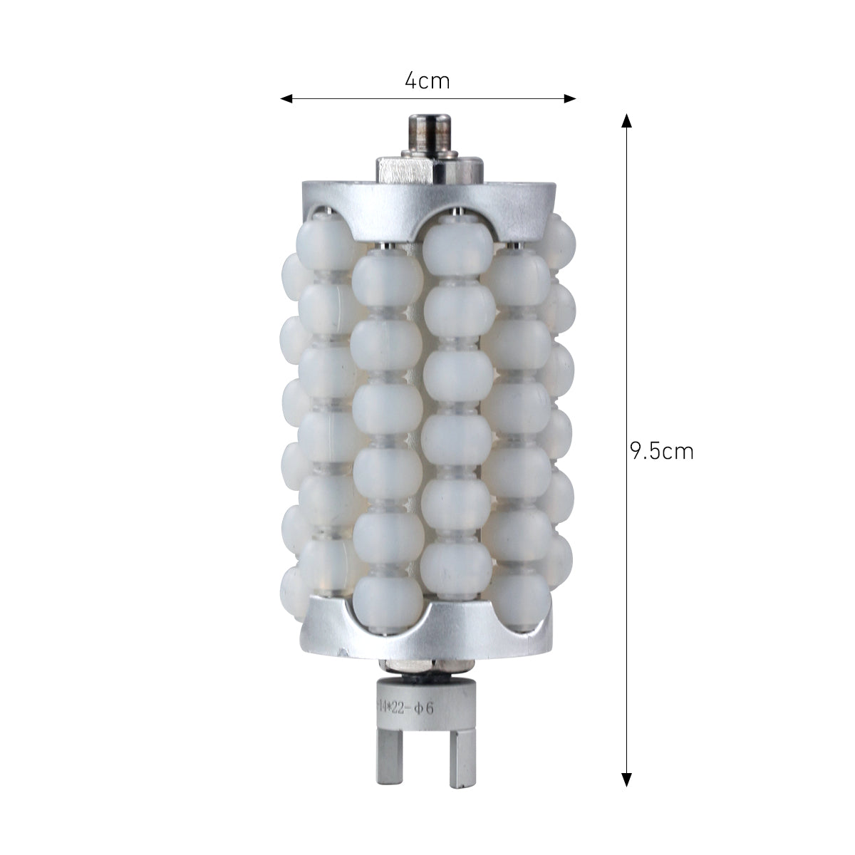 SQ160B | Dual Contour Roll – 360°-Mikrovibrationsroller mit zwei Handstücken für Gesicht und Körper
