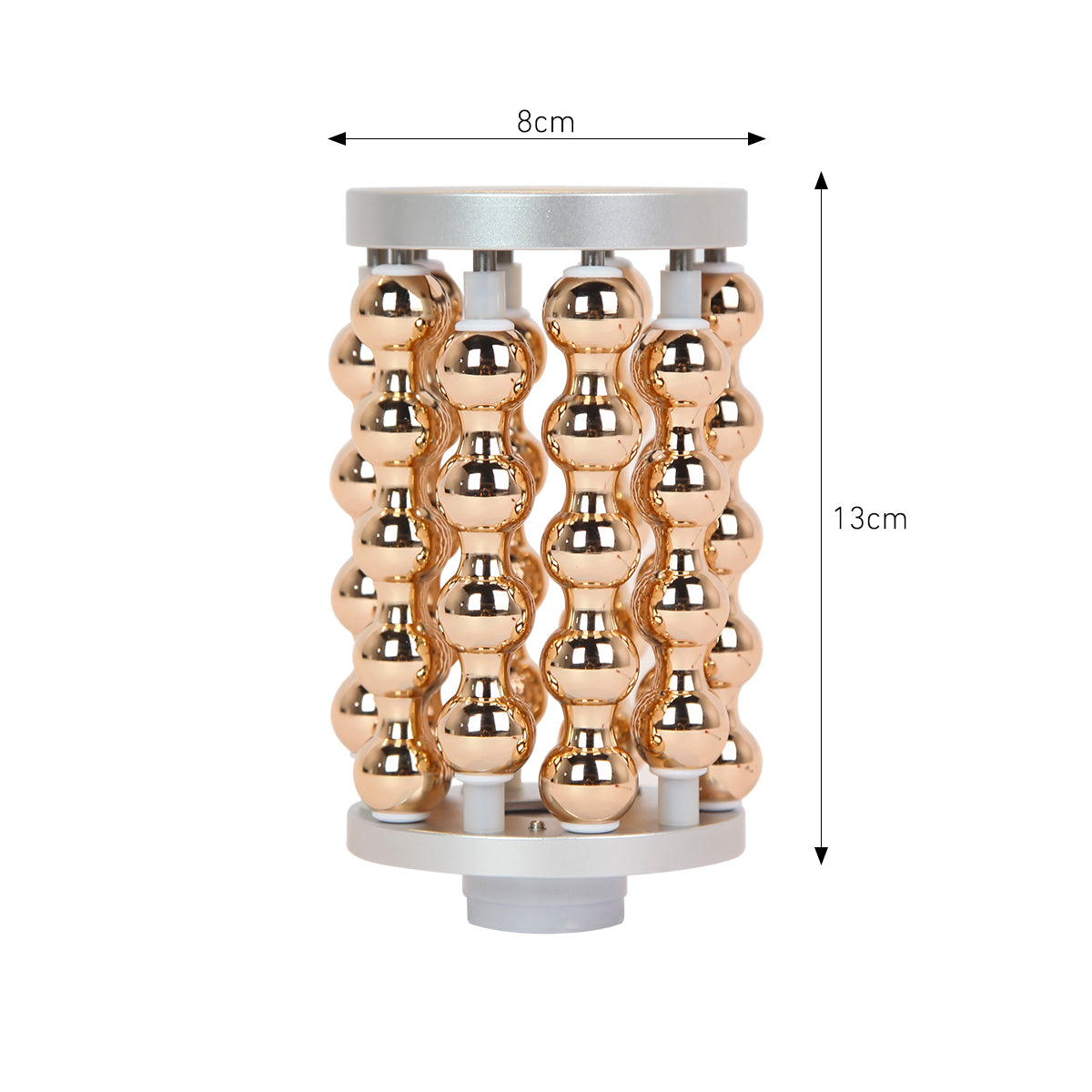 SQ160B | Dual Contour Roll – 360°-Mikrovibrationsroller mit zwei Handstücken für Gesicht und Körper