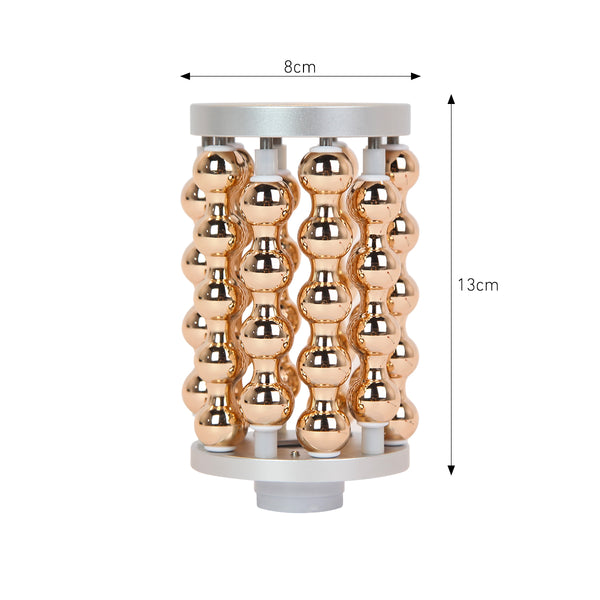 SQ160B | Dual Contour Roll – 360°-Mikrovibrationsroller mit zwei Handstücken für Gesicht und Körper