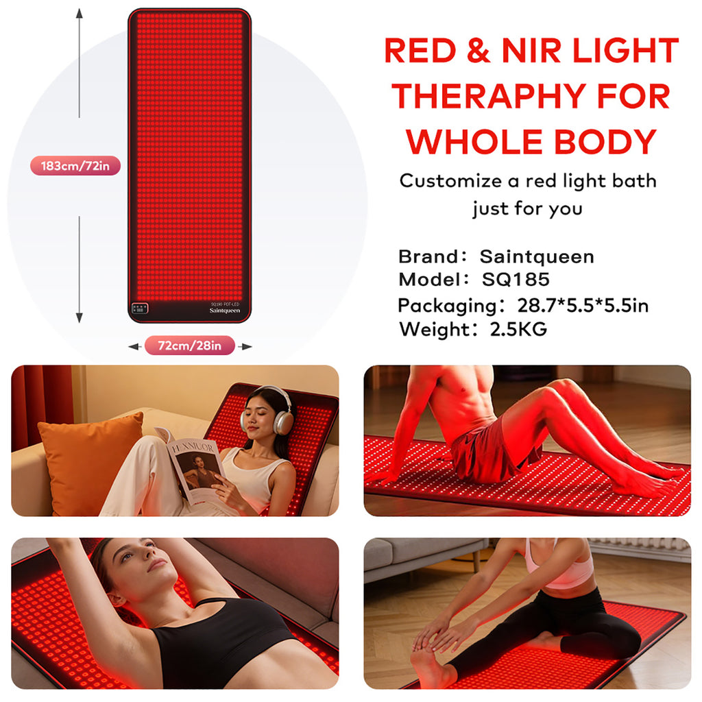 SQ190 | Spectrum Recovery Mat – Flexible LED-Lichtmatte mit 1.344 LEDs in Rot, Grün, Blau und Nahinfrarot