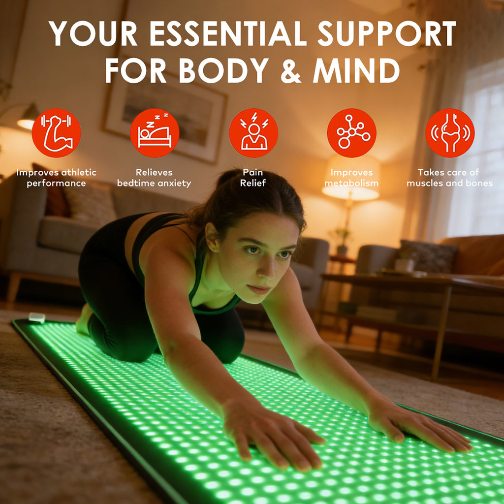 SQ190 | Spectrum Recovery Mat – Flexible LED-Lichtmatte mit 1.344 LEDs in Rot, Grün, Blau und Nahinfrarot