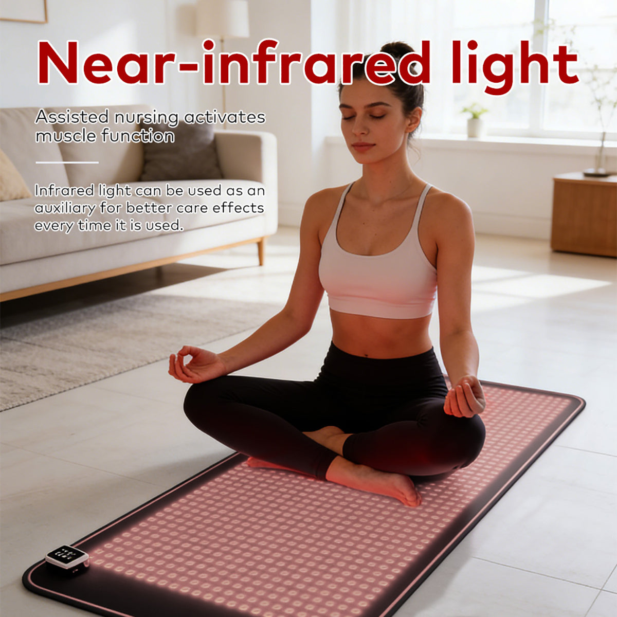 SQ190 | Spectrum Recovery Mat – Flexible LED-Lichtmatte mit 1.344 LEDs in Rot, Grün, Blau und Nahinfrarot