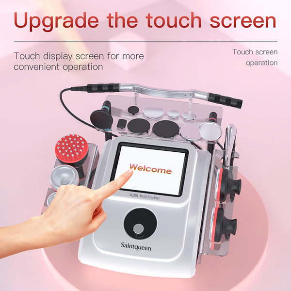 SQ191 | 8-in-1 448K System für Gesicht und Körper – Rotlicht, Mikrostrom, Vakuumwärme und Faszienmassage
