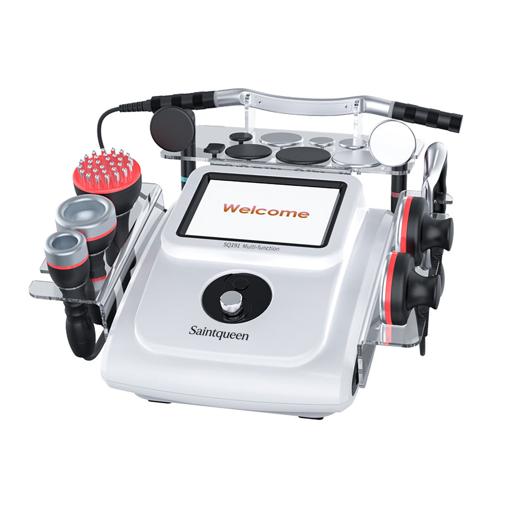 SQ191 | 8-in-1 448K System für Gesicht und Körper – Rotlicht, Mikrostrom, Vakuumwärme und Faszienmassage
