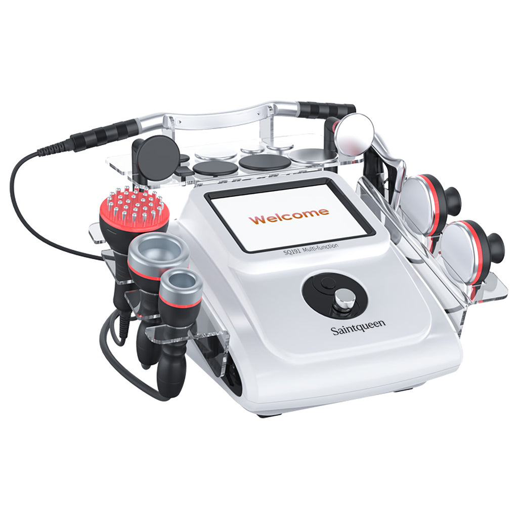 SQ191 | 8-in-1 448K System für Gesicht und Körper – Rotlicht, Mikrostrom, Vakuumwärme und Faszienmassage