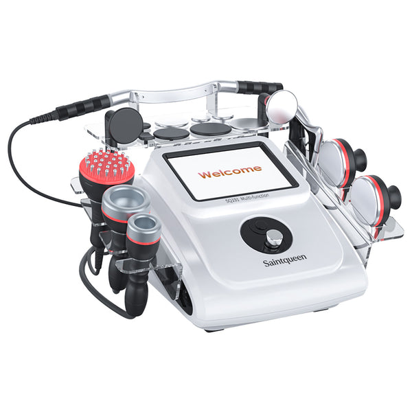 SQ191 | 8-in-1 448K System für Gesicht und Körper – Rotlicht, Mikrostrom, Vakuumwärme und Faszienmassage