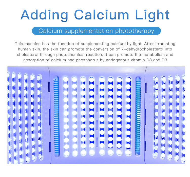 SQ2 | Face & Body Foldable PDT LED-Lichtpflegegerät – Multi-LED, 7 Farben, klappbares Design