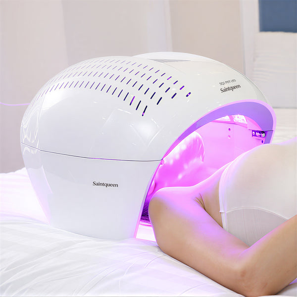 SQ1 | Facial Radiance LED-Lichtpflegegerät – 292 LEDs, 4 Farben, Nahinfrarotlicht, klappbares Design