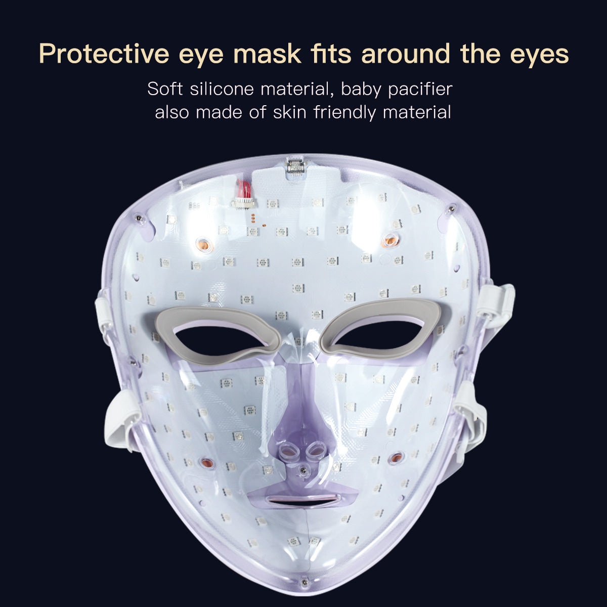 SQ50 | Face & Neck Radiance Mask – 153 LEDs, 7 Farben, LED-Gesichtsmaske Zweitbild