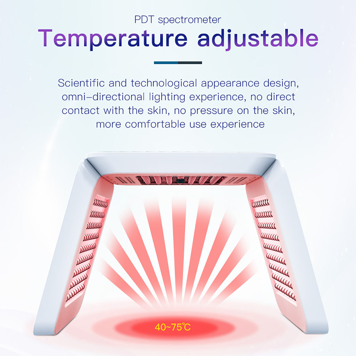 SQ49 Faltbarer LED-Lichttherapiebogen mit Nano-Nebel und Wärme Zweitbild