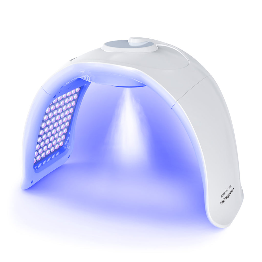 SQ97 | Hydra Glow Arc – 170 LEDs, 7 Farben, LED-Lichtpflegegerät, Nahinfrarotlicht, Nano-Nebel