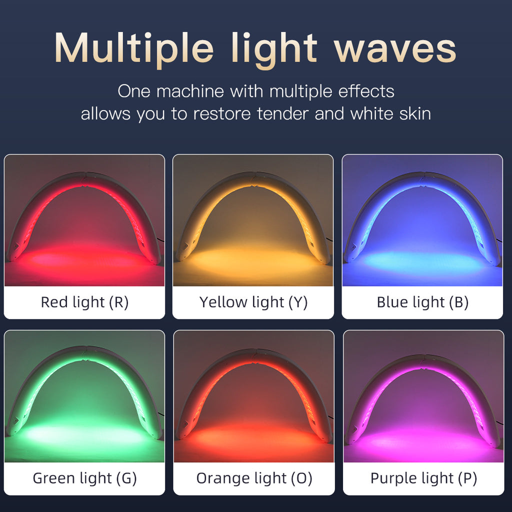 SQ93 | Face & Body Radiance Arc – 182 LEDs, 7 Farben, LED-Lichtpflegegerät
