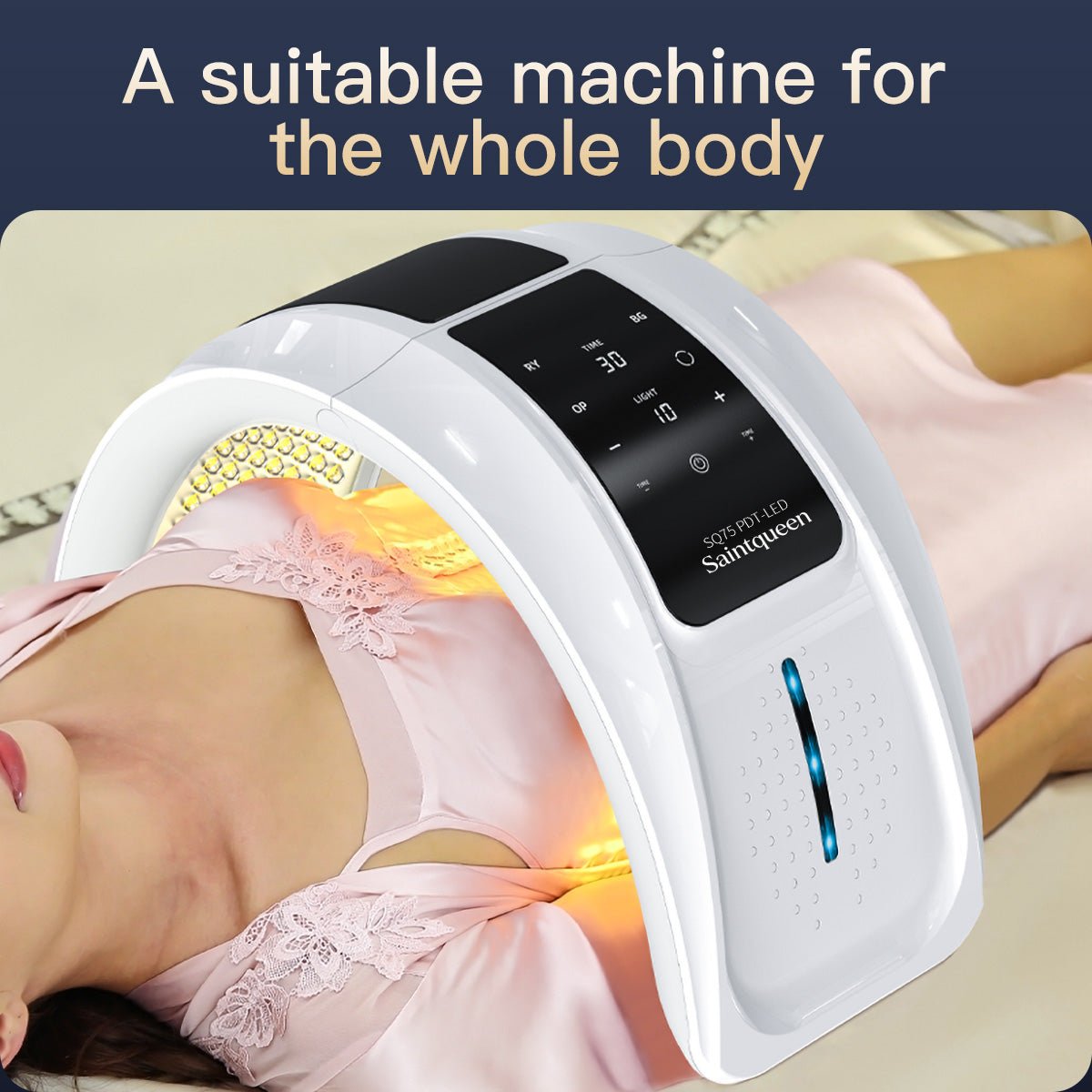 SQ93 | Face & Body Radiance Arc – 182 LEDs, 7 Farben, LED-Lichtpflegegerät