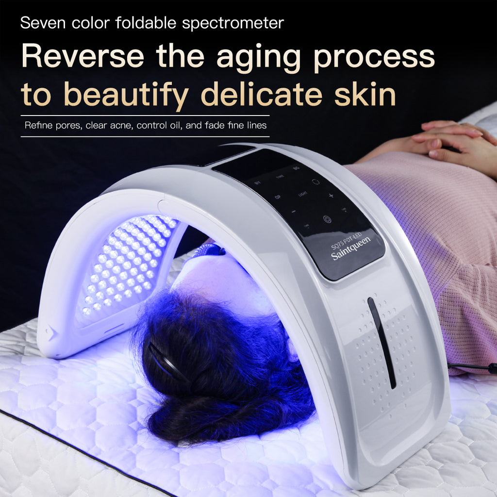 SQ93 | Face & Body Radiance Arc – 182 LEDs, 7 Farben, LED-Lichtpflegegerät