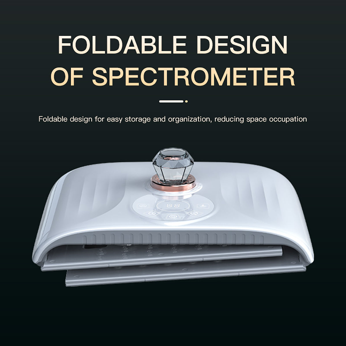 SQ125 | Facial Nano Mist LED-Lichtpflegegerät – 117 LEDs, 7 Farben, Nano-Nebel, Wärmefunktion, klappbares Design