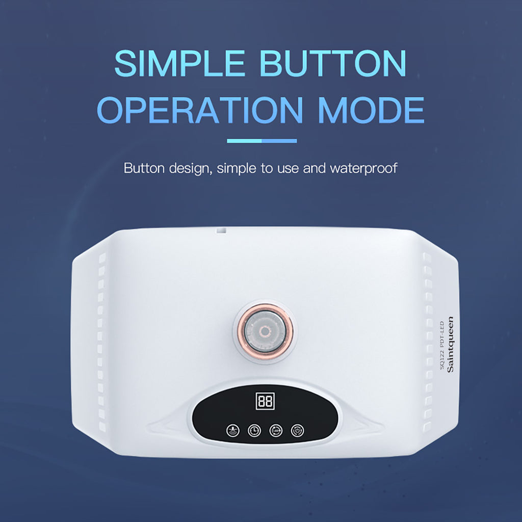SQ122 | Facial Hydration LED-Lichtpflegegerät – 135 LEDs, 8 Farben, Nano-Nebel, klappbares Design