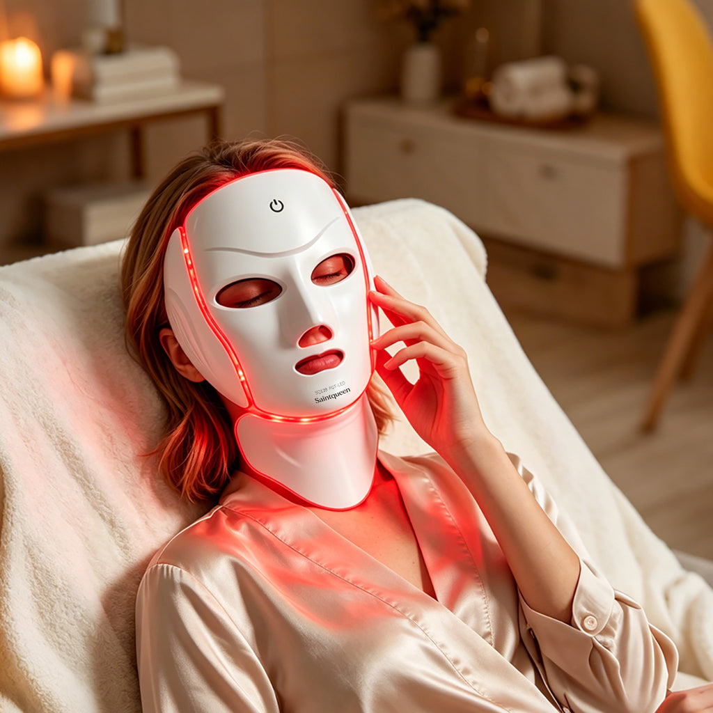 SQ139 | Facial Microcurrent Radiance Mask – 119 LEDs, 7 Farben, LED-Gesichtsmaske, Mikrostrom