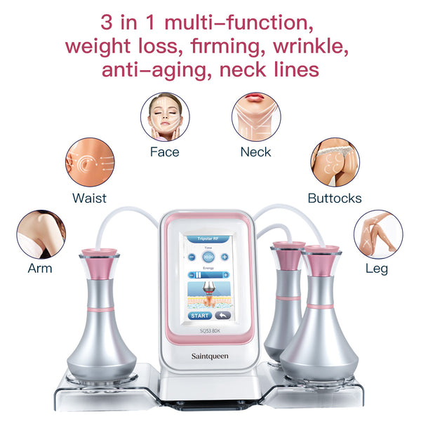 SQ53 Basic | Firming Essentials RF 3-in-1 80K Body-Contouring-Gerät – Ultraschall-Kavitation und multipolare RF