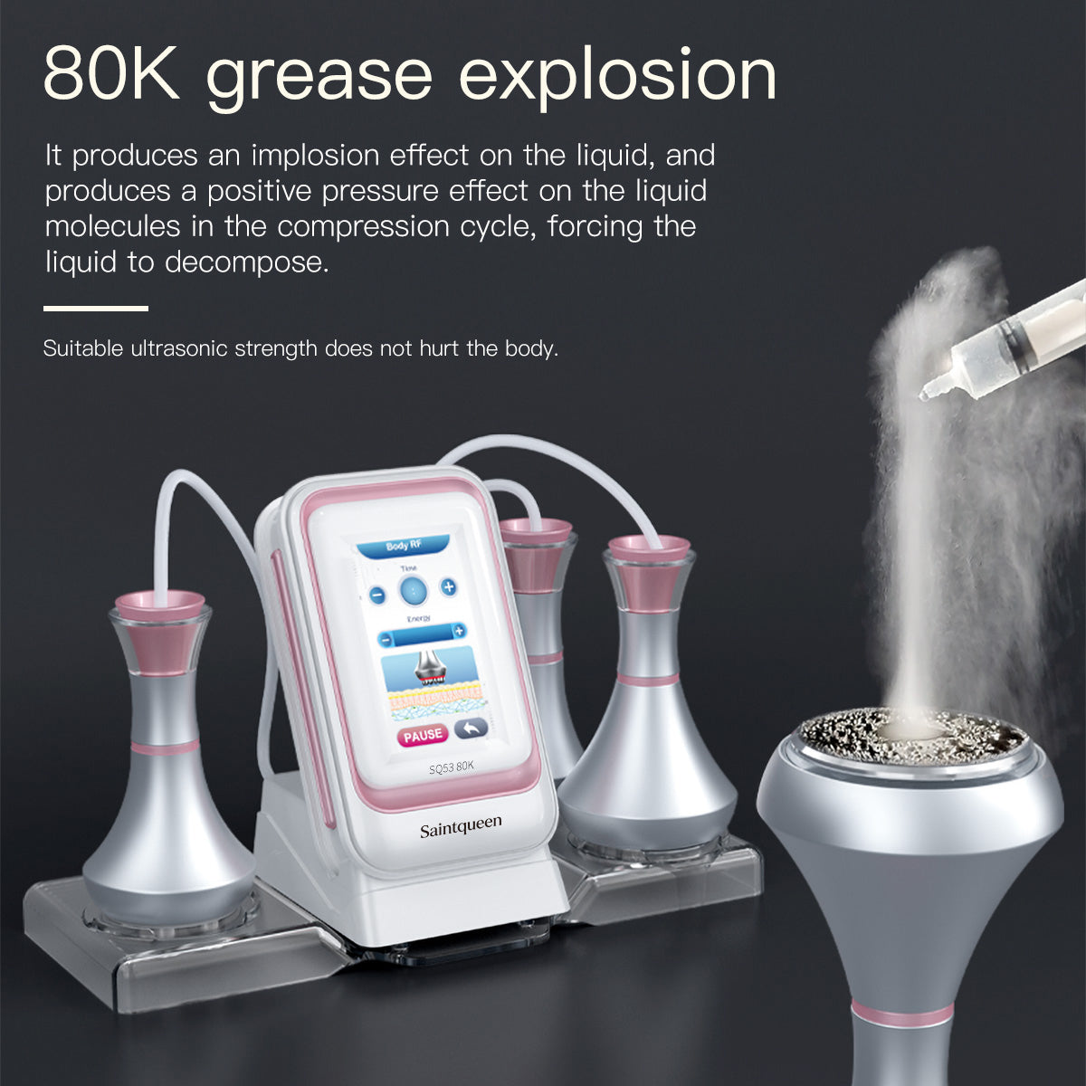 SQ53 Basic | Firming Essentials RF 3-in-1 80K Body-Contouring-Gerät – Ultraschall-Kavitation und multipolare RF