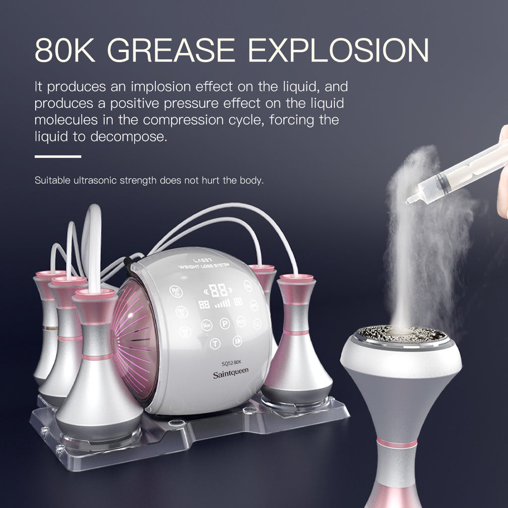 SQ52 Pro | Body Balance Vacuum 5-in-1 80K Body-Contouring-Gerät – Ultraschall-Kavitation, multipolare RF und Vakuummassage