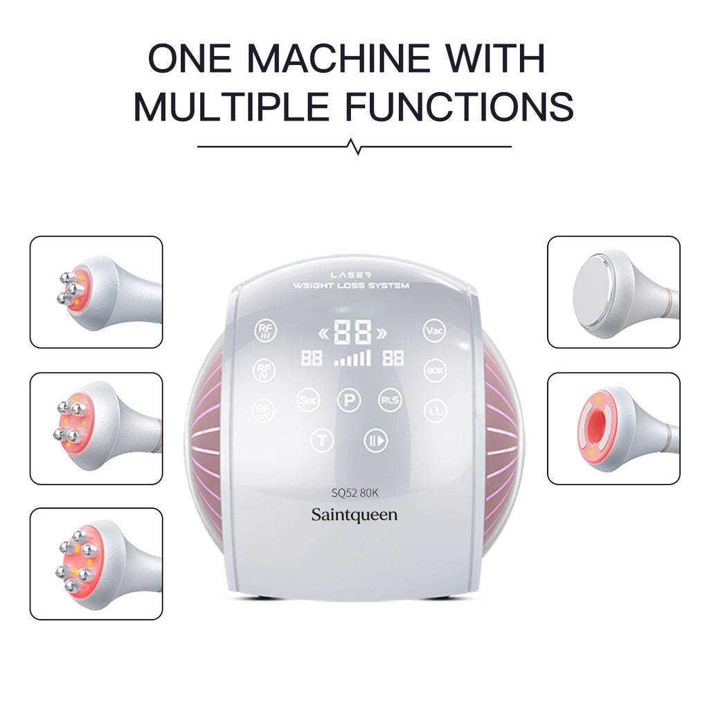 SQ52 Pro | Body Balance Vacuum 5-in-1 80K Body-Contouring-Gerät – Ultraschall-Kavitation, multipolare RF und Vakuummassage