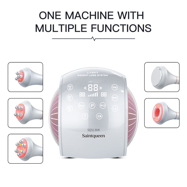 SQ52 Pro | Body Balance Vacuum 5-in-1 80K Body-Contouring-Gerät – Ultraschall-Kavitation, multipolare RF und Vakuummassage