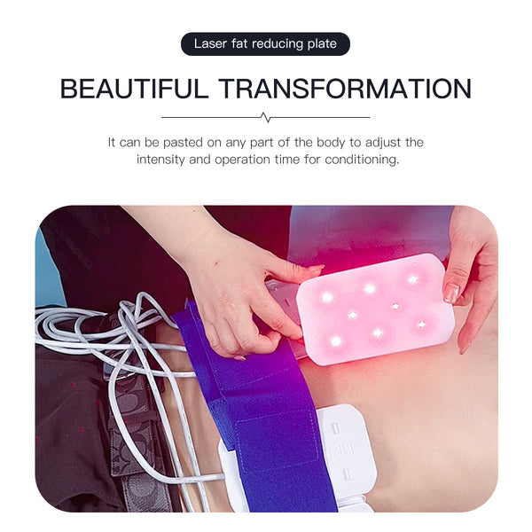 SQ52 Pro | Body Balance Laser Pad 6-in-1 80K Body-Contouring-Gerät – Ultraschall-Kavitation, multipolare RF, Vakuummassage und Laser-Lipo-Pads