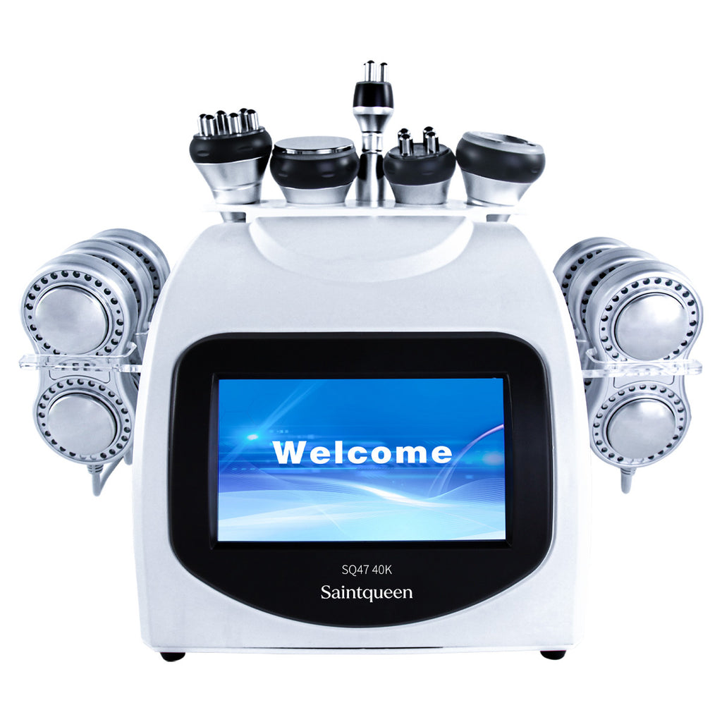 SQ47B Pro | Sculpt Fusion EMS 6-in-1 40K Body-Contouring-Gerät – Ultraschall-Kavitation, multipolare RF, Vakuummassage und EMS