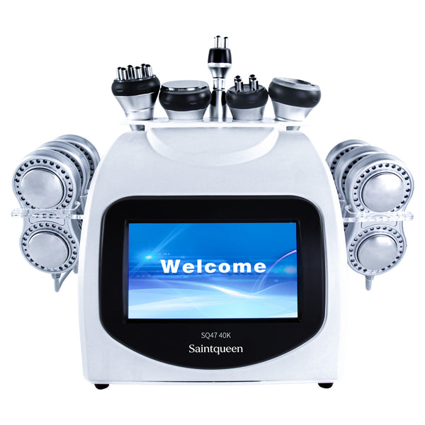 SQ47B Pro | Sculpt Fusion EMS 6-in-1 40K Body-Contouring-Gerät – Ultraschall-Kavitation, multipolare RF, Vakuummassage und EMS