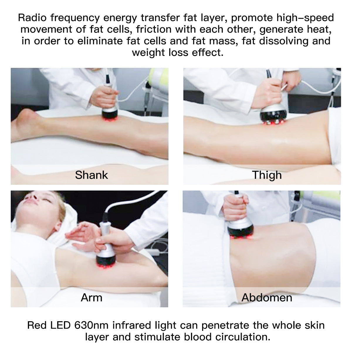 SQ47B Pro | Sculpt Fusion EMS 6-in-1 40K Body-Contouring-Gerät – Ultraschall-Kavitation, multipolare RF, Vakuummassage und EMS