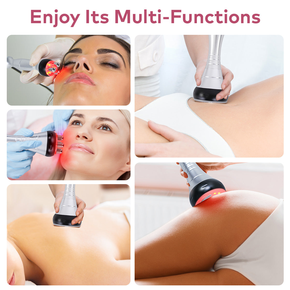 SQ16B Basic | Essential Contour Vacuum 4-in-1 40K Body-Contouring-Gerät – Ultraschall-Kavitation, multipolare RF und Vakuummassage