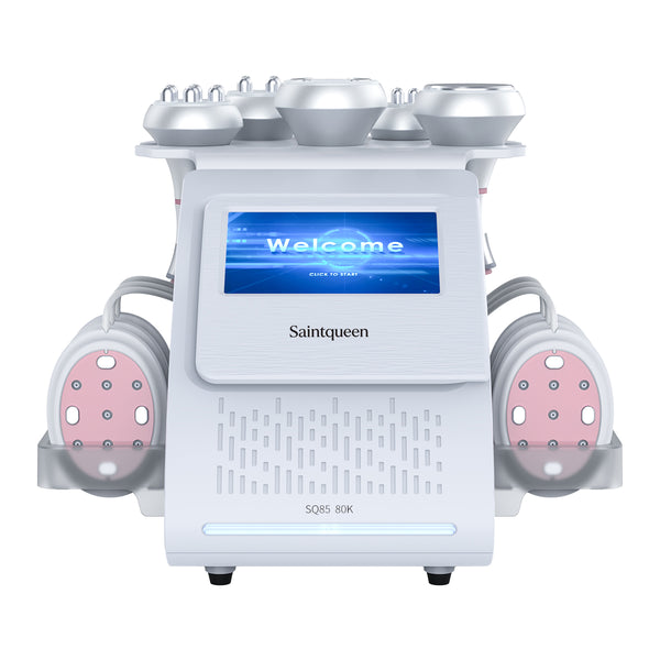 SQ85B Pro | Aura Sculpt EMS 6-in-1 80K Body-Contouring-Gerät – Ultraschall-Kavitation, multipolare RF, Vakuummassage und EMS