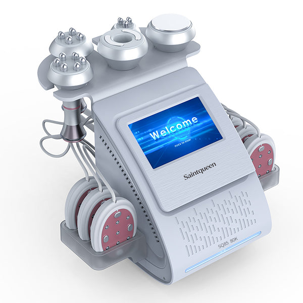 SQ85B Pro | Aura Sculpt EMS 6-in-1 80K Body-Contouring-Gerät – Ultraschall-Kavitation, multipolare RF, Vakuummassage und EMS
