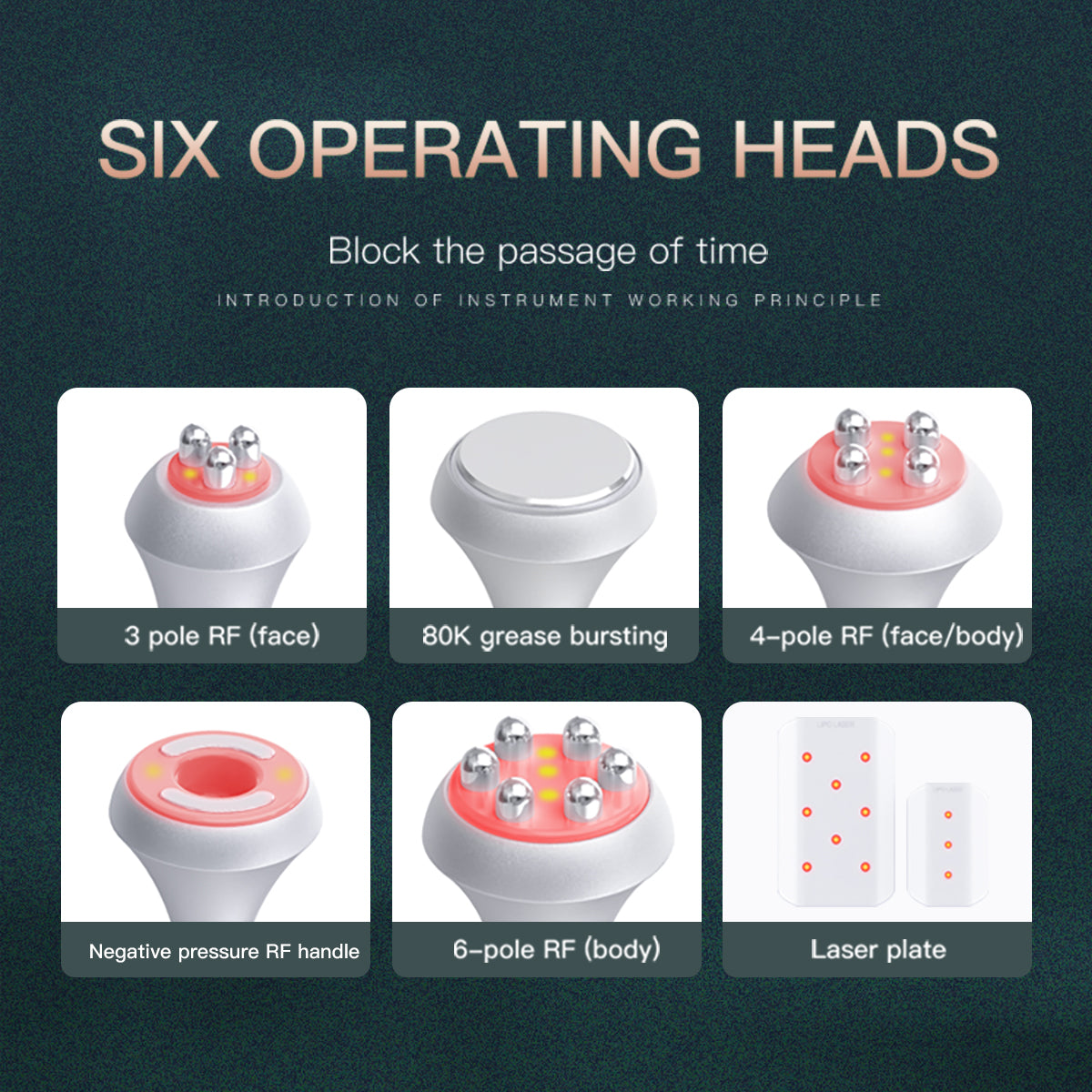 SQ90C Pro | Form & Firm Laser Pad 6-in-1 80K Body-Contouring-Gerät – Ultraschall-Kavitation, multipolare RF, Vakuummassage und Laser-Lipo-Pads