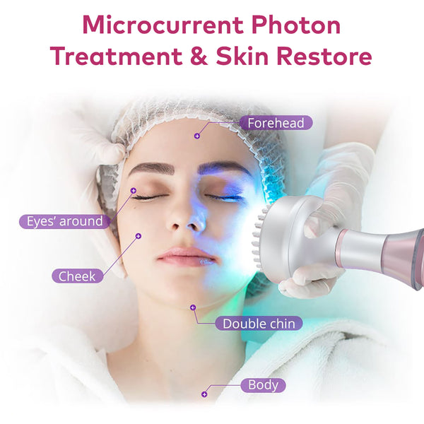 SQ90E Plus | Form & Firm Vacuum + Microcurrent 9-in-1 80K Body-Contouring-Gerät – Ultraschall-Kavitation, multipolare RF, Vakuummassage und Laser-Lipo-Pads