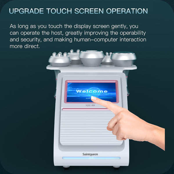SQ92A Pro | Contour Complete Vacuum 5-in-1 80K Body-Contouring-Gerät – Ultraschall-Kavitation, multipolare RF und Vakuummassage