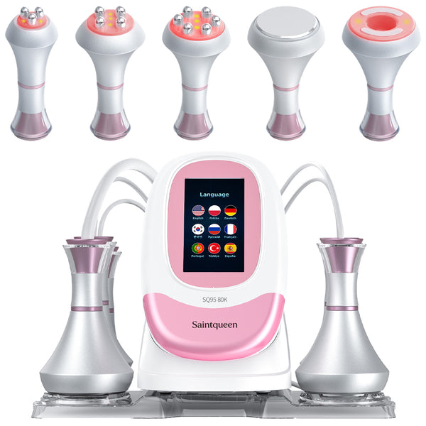 SQ95A Pro | Shape Studio Vacuum 5-in-1 80K Body-Contouring-Gerät – Ultraschall-Kavitation, multipolare RF und Vakuummassage
