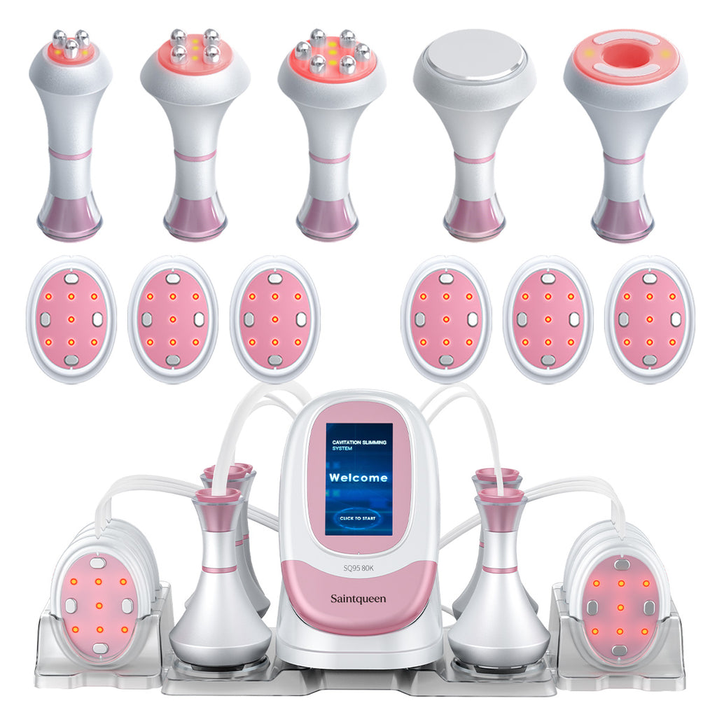 SQ95B Pro | Shape Studio EMS 6-in-1 80K Body-Contouring-Gerät – Ultraschall-Kavitation, multipolare RF, Vakuummassage und EMS
