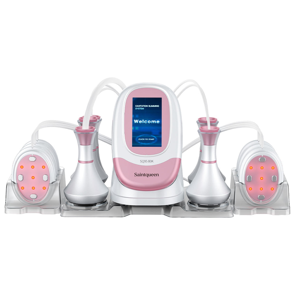 SQ95B Pro | Shape Studio EMS 6-in-1 80K Body-Contouring-Gerät – Ultraschall-Kavitation, multipolare RF, Vakuummassage und EMS