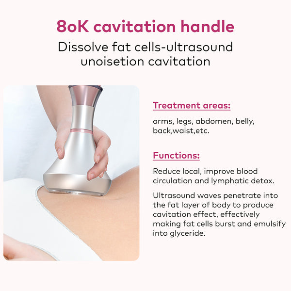 SQ96 Pro 6-in-1-Kavitationsgerät mit 80K und Laserplatten