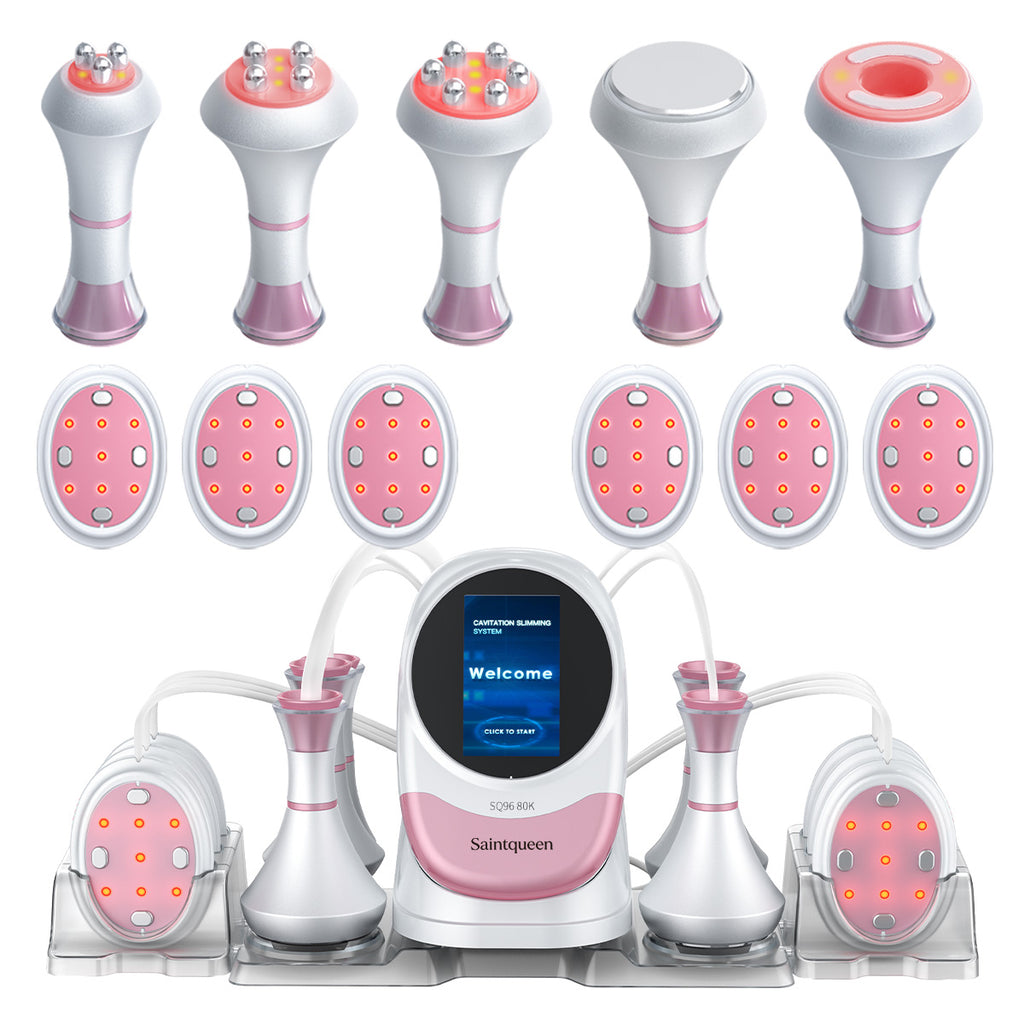 SQ96 Pro 6-in-1-Kavitationsgerät mit 80K und ovalen Laserplatten