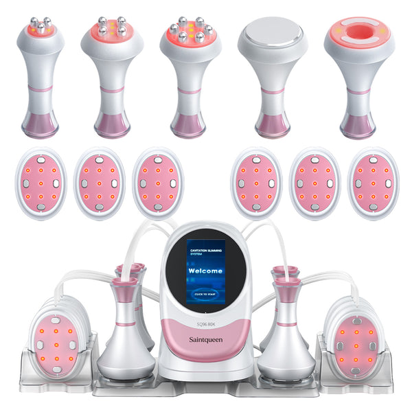 SQ96 Pro 6-in-1-Kavitationsgerät mit 80K und ovalen Laserplatten