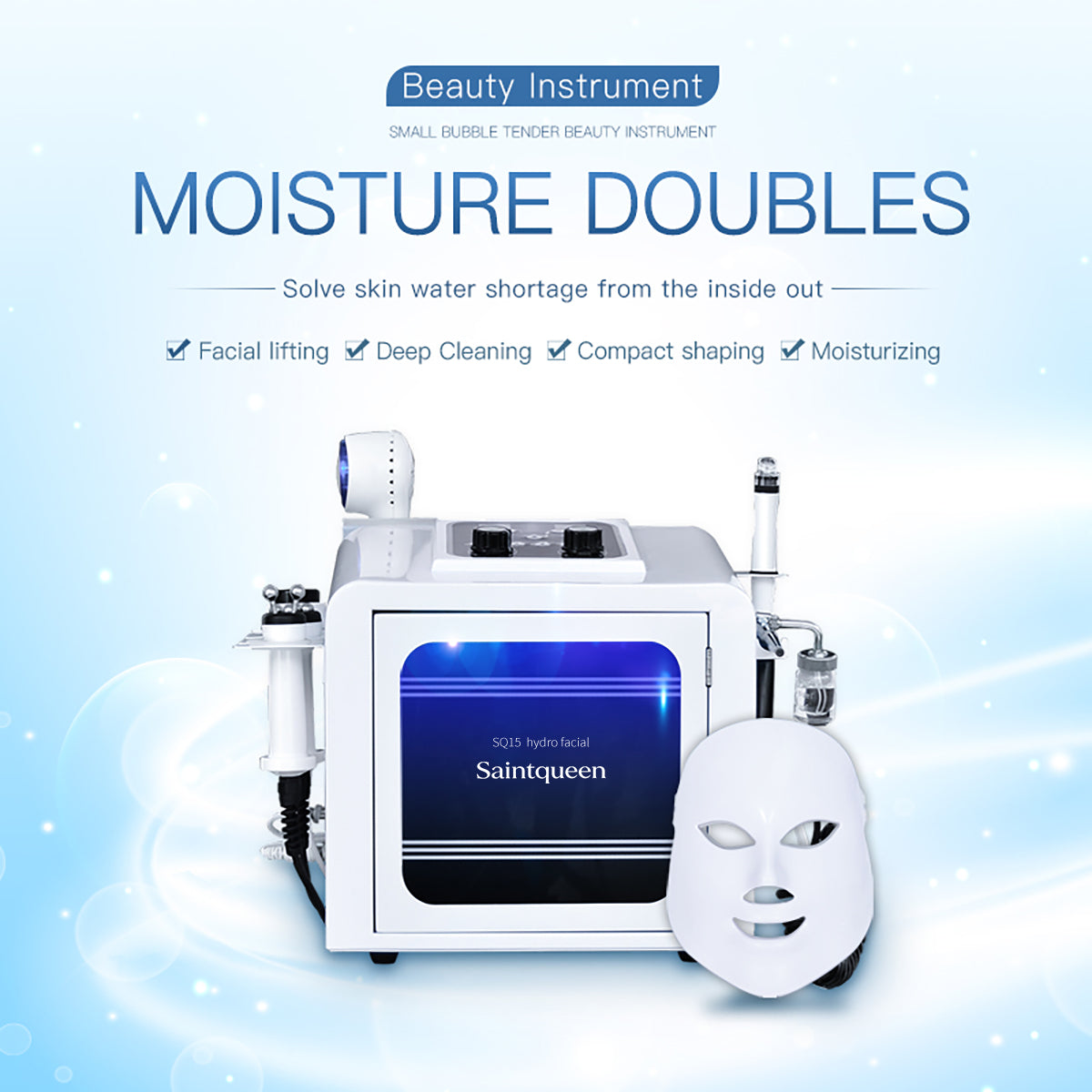 SQ15 Aqua Plus 8-in-1-Hydro-Facial-Gerät Zweitbild